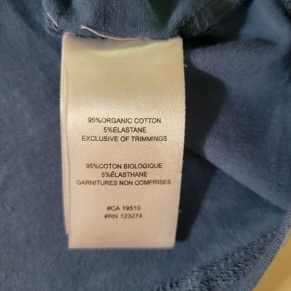 Lolë Women's Blue Scoop-neck Short Sleeve Spring Tee - Picture 8 of 12